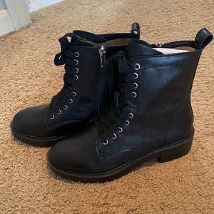New Steve Madden Checker combat boots